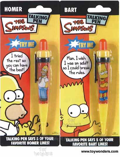 The Simpsons Talking Pen TW599-C